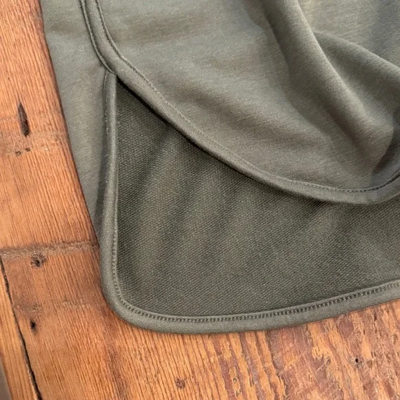Cupio Olive Green Puff Sleeve Top - Picture 4 of 6
